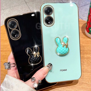 เคสมือถือ แบบนิ่ม ลายการ์ตูนกระต่าย ป้องกันเลนส์กล้อง สําหรับ OPPO A58 4G OPPO A58 NFC 2023 OppoA58 OPPOA58NFC