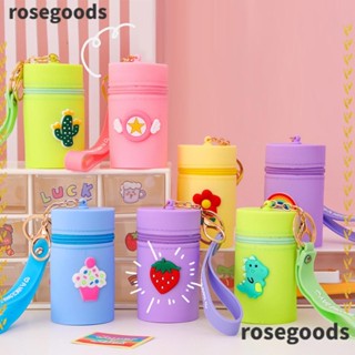 Rosegoods1 กระเป๋าใส่เหรียญ ซิลิโคน ของขวัญ สําหรับผู้หญิง