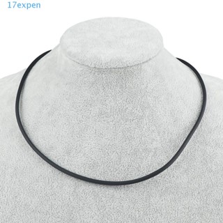 Expen สร้อยคอ ยางปิด เครื่องประดับ สเตนเลส