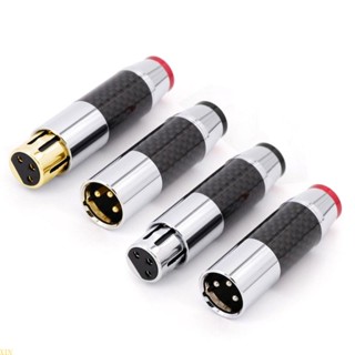 Xin XLR ปลั๊กเชื่อมต่อ XLR ตัวผู้ ตัวเมีย 3-Pin XLR สําหรับไมโครโฟน