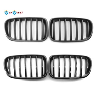 กระจังหน้ารถยนต์ สีดํา สําหรับ BMW X3 Series F25 2011-2013 51117237422 51117237421