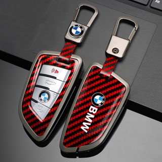 ใหม่ เคสกุญแจรีโมตรถยนต์ คาร์บอนไฟเบอร์ โลหะผสมสังกะสี สําหรับ BMW 1 2 3 4 5 6 7 Series X1 X3 X4 X5 X6 X7