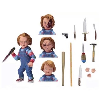 NECA Childs Play Chucky Cult Doll Ghost Doll Action Figure Model