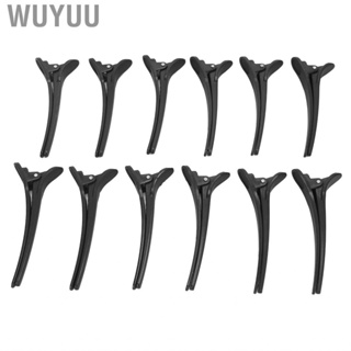 Wuyuu Hair  Clamp Holder 12pcs Matte Duckbill Set