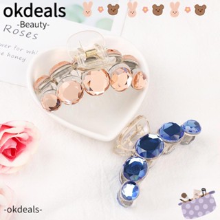 Okdeals กิ๊บติดผม พลาสติก พลอยเทียม แฟชั่น สําหรับผู้หญิง