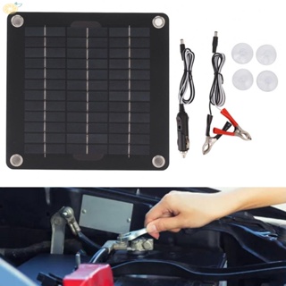 【VARSTR】Waterproof Solar Battery Maintainer Charger 12V 10W Ideal for Travel and Camping