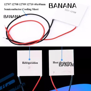 Banana1 แผ่นทําความเย็น เทอร์โมอิเล็กทริกส์ กึ่งตัวนําความร้อน 40x40 มม. 4 แบบ 12707 12708 12709 12710