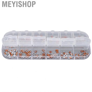 Meyishop 12 Grids Nail Art Metal  Manicure Metallic