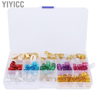 Yiyicc Hair Jewelry Braiding Rings Adjustable Metal Cuffs Dreadlocks