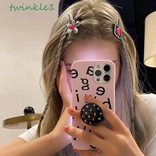 Twinkle1 กิ๊บติดผมโลหะ รูปหมี ปากเป็ด เรขาคณิต น่ารัก สร้างสรรค์ เครื่องประดับ สําหรับผู้หญิง