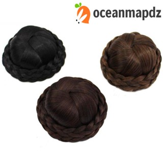 Oceanmapdz กิ๊บติดผมถัก สีน้ําตาล ทนความร้อน มองไม่เห็น เครื่องประดับผม สําหรับผู้หญิง