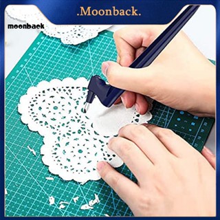 &lt;moonback&gt; ที่ตัดลายฉลุ พลาสติก น้ําหนักเบา สําหรับตัดกระดาษ สมุดภาพ บ้าน งานฝีมือ