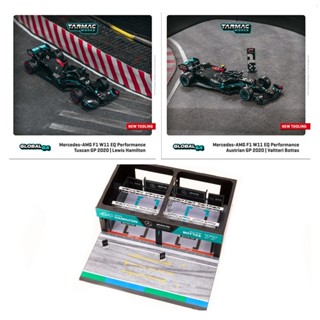 Tarmac Work ทัสแคน 1:64 2020 F1 MB W11 #44 ลิตร แฮมิลตัน / #โมเดลรถยนต์ 77 V.Bottas Diecast