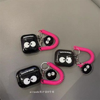 เคสหูฟังบลูทูธ ลายน่ารัก สีดํา สําหรับ Airpods 1 2 3 Generation