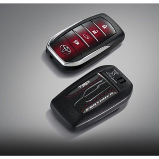 ปลอกกุญแจ ซองหนังหุ้มกุญแจ Fortuner ,Camry รุ่น 4ปุ่ม Smartkey Toyota