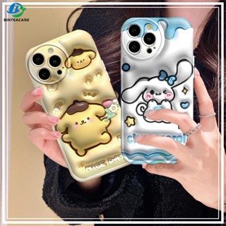 เคสซิลิโคน ลาย Pudding Dogs และ Cinnamoroll สําหรับ OPPO A77S A57 A16 A16S A16K A17 A5S A12 A3S A12E A92 A52 F1S A53 A33 A31 A9 A5 A15 A15S A54 A54S F9 C1 A11K