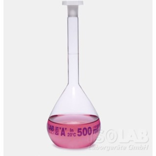 ขวดวัดปริมาตร VOLUMETRIC FLASK - CLEAR - ISOLAB