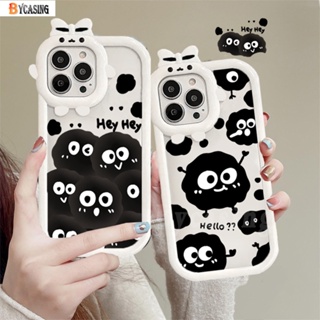 เคสโทรศัพท์มือถือ TPU ใส ลายมอนสเตอร์ 3D สําหรับ Samsung A14 A13 A04 A04S A03s A23 A32 A03 A12 A53 A50s A51 A52 A22 A30s A52s A31 A02s A21s A11 A71 A53 A50