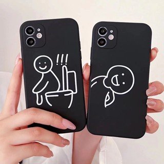 เคสโทรศัพท์มือถือแบบนิ่ม TPU ลายการ์ตูนท่าทางสร้างสรรค์ สําหรับ VIVO Y15S Y15A Y21 Y11 Y12 Y15 Y17 Y19 Y85 V9 Y91 Y93 Y91C Y95 Y20 Y30 Y50 S1 V15 V23 V23E