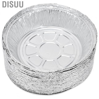 Disuu Round Tin Pans  Thicken Tin Pie Pan  for Serving for Baking for Cooking