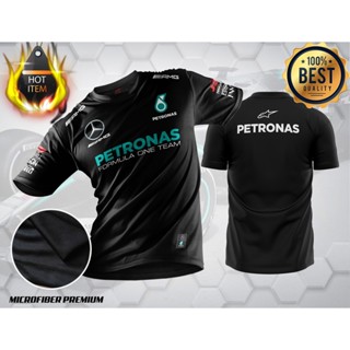 เสื้อยืด ไมโครไฟเบอร์ พิมพ์ลายกราฟฟิคทีมแข่งรถ Baju 2023 Motor Sport AMG P3TRON4S F1