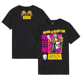 ใหม่ WWE เสื้อยืดลําลอง แขนสั้น พิมพ์ลาย Asuka No One Is สีดํา สําหรับผู้ชาย 2023