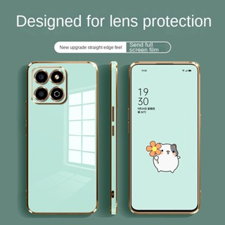 เคสโทรศัพท์มือถือ ซิลิโคนนิ่ม ขอบตรง กันกระแทก หรูหรา สําหรับ Honor X8A 5G X7a X5 4G X8A