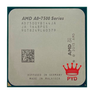 ซ็อกเก็ต AMD A8-Series A8-7500 A8 7500 3.0GHz Quad-Core AD7500YBI44JA FM2