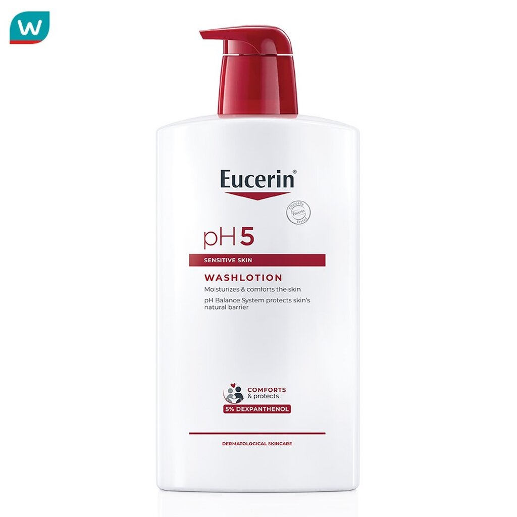 Eucerin ยูเซอริน พีเอช5 เซ็นซิทีฟ สกิน วอชโลชั่น 1000 มล. ผลิตภัณฑ์ทำความสะอาดผิวกาย