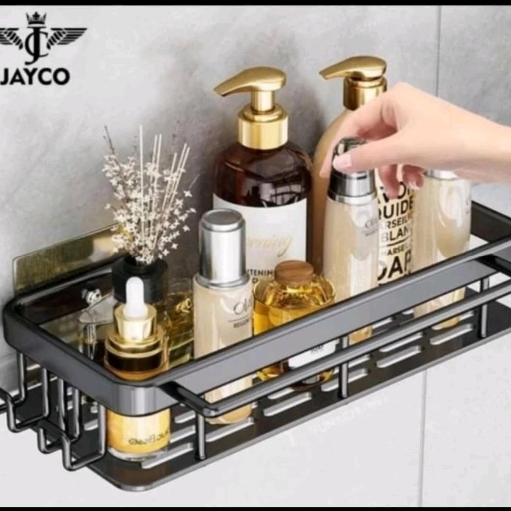 JAYCO A 71360 ชั้นวางสบู่อะลูมิเนียมสีเทา