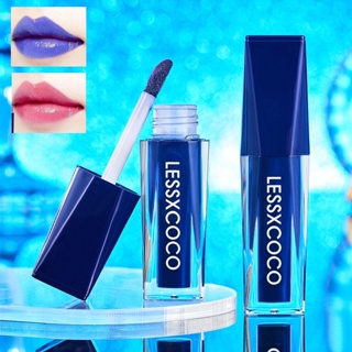 ลิปสติก ลิปกลอส LESSXCOCO เปลี่ยนสีตามอุณหภูมิ กันน้ํา ติดทนนาน ไม่จางหาย ให้ความชุ่มชื้น ดูแลผิว