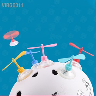 Virgo311 ถ้วยดูดใบพัดหมวกกันน็อค ABS ใบพัดแมลงปอแบบถอดได้สำหรับตกแต่งหมวกกันน็อค