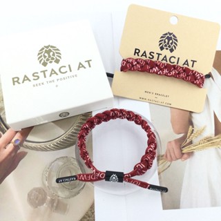 RASTAClAT วลีสีแดงพร้อมกล่องของขวัญเชือกปรับสร้อยข้อมือถักสร้อยข้อมือผู้หญิงผู้ชายเด็กหญิงเด็กชายวันเกิดมิตรภาพคู่ของขวัญเครื่องประดับแฮนด์เมด