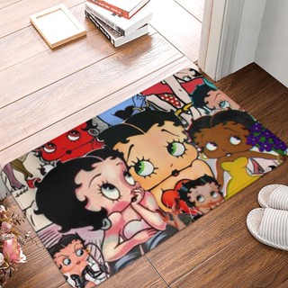 Betty Boop พรมเช็ดเท้า ลายการ์ตูน กันลื่น 24x16 นิ้ว สําหรับห้องน้ํา ห้องอาบน้ํา