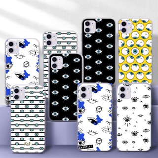 เคสโทรศัพท์มือถือแบบนิ่ม TPU ใส ลายดวงตา 58U สําหรับ Samsung A01 EU A02 M02 A02S A03S A10 A10S A11 A12 A20 A30 A20S