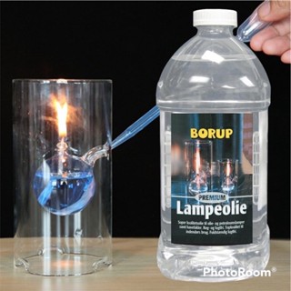 1009/1L. น้ำมันตะเกียงแก้ว Borup Bio Premium Lampeolie 1000 Ml. parafin ✿