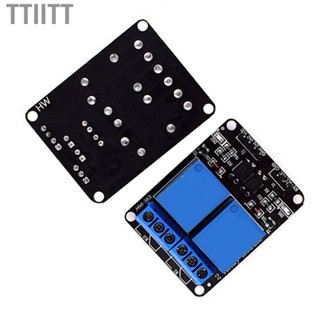 Ttiitt 2 Channel Relay Module  3 Terminals Expansion Board for SCM