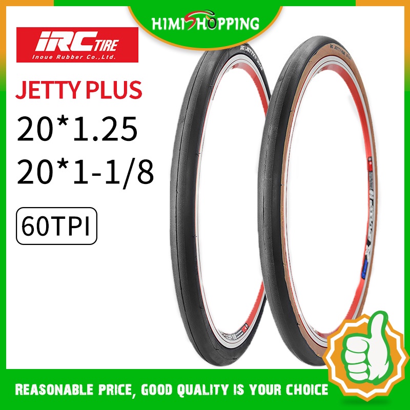 ยางจักรยาน IRC Jetty Plus 20*1.25(406) 20*1 1/8(451) 60TPI 1 ชิ้น