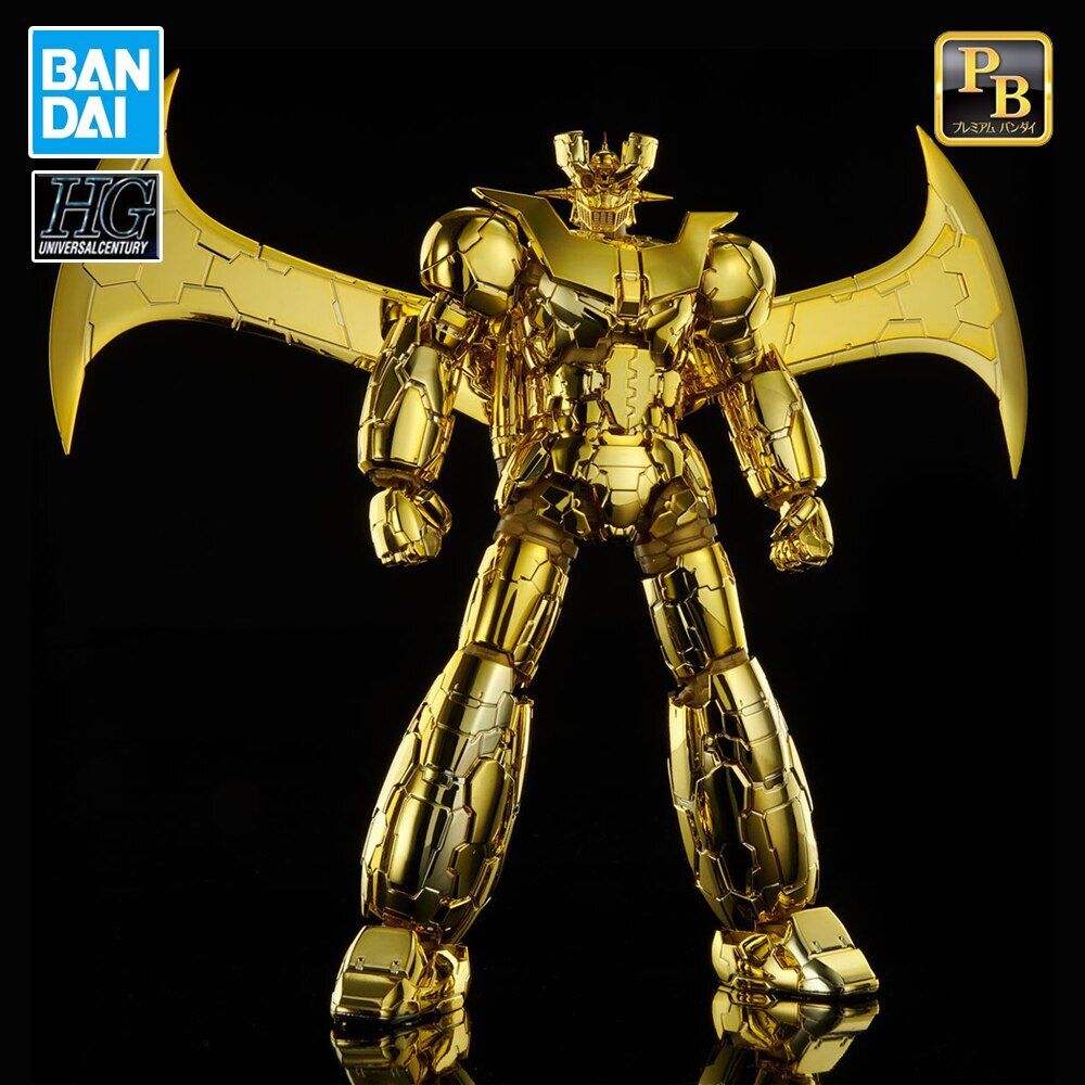 BANDAI HG 1/144 Limit 50th INFINITY Mazinger Z Electroplate Plating Gold Color Assembly Plastic Mode