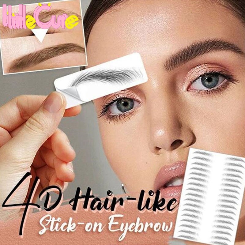 [ฟีเจอร์] สติกเกอร์รอยสักคิ้ว 4D เหมือนผม / สติกเกอร์รอยสักคิ้วปลอม กันน้ํา ติดทนนาน / แผ่นแปะสักคิ้วกึ่งถาวร / เครื่องมือแต่งหน้าคิ้ว