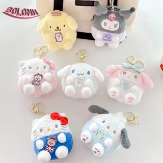 Bo กระเป๋าเครื่องสําอาง หูฟัง จี้ตุ๊กตาการ์ตูน Melody Pompompurin Pochacco Cinnamoroll ขนาดเล็ก สําหรับเดินทาง