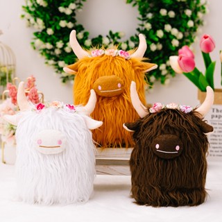 [New product in stock] Haobei best selling yak Scottish Highland Cow Highland Cow plush simulation doll childrens doll quality assurance TOQP