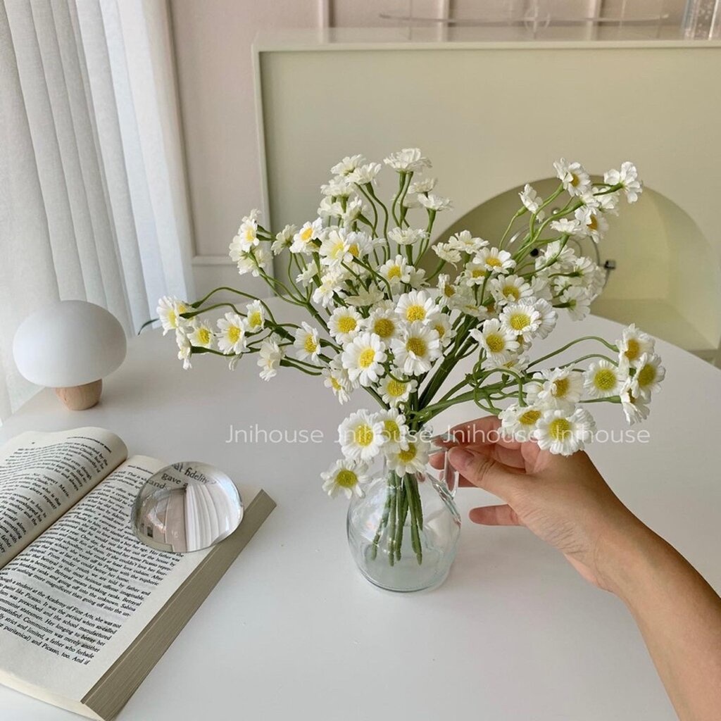 [พร้อมส่ง] Jnihouse : ดอกคาโมมายล์ประดิษฐ์ ดอกเดซี่ (Daisy)(Chamomile)