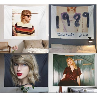 Taylor Swift พรมโพลีเอสเตอร์ สําหรับแขวนผนัง โซฟา ห้องนอน หอพักไอดอล (พร้อมคลิป)