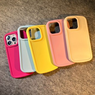 เคสโทรศัพท์มือถือ ซิลิโคน สีพื้น สีมาการอง เรียบง่าย สําหรับ Iphone 13promax 12 11 14pro xr