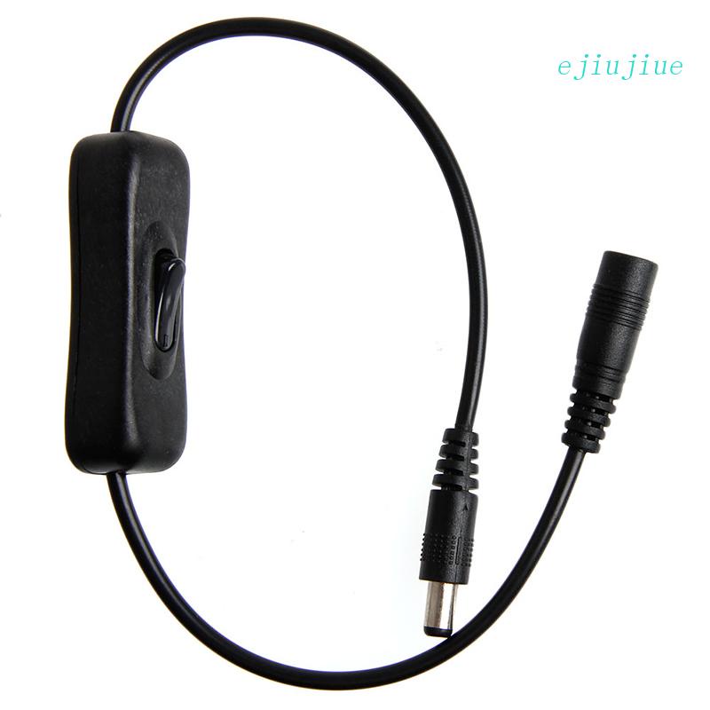 Cc Dc5.5X2.1 มม. สายไฟ LED ต่อขยาย สําหรับ w/Switch Barrel Jack Power Adapt