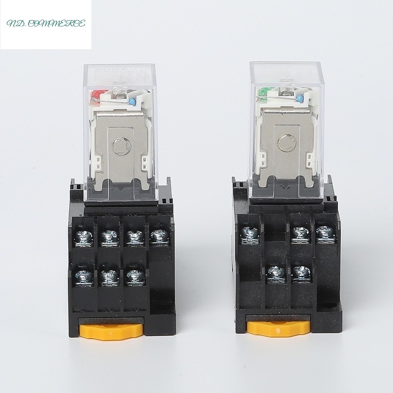 ถูก! Omron My2n MY2 มีไฟ 220v 12vdc 24vdc 12vac 24vac 110vac มีซอกเก็ตสินค้าพร้อมส่ง