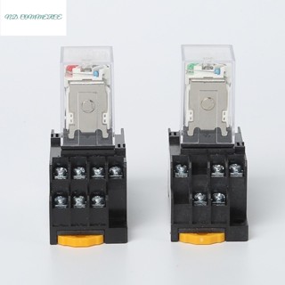 ถูก! Omron My2n MY2 มีไฟ 220v 12vdc 24vdc 12vac 24vac 110vac มีซอกเก็ตสินค้าพร้อมส่ง