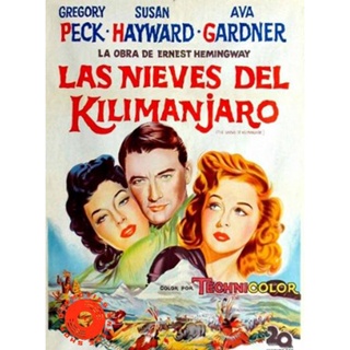 DVD The Snows of Kilimanjaro (1952) ดินแดนร้อนสงครามเถื่อน (เสียง ไทย/อังกฤษ | ซับ อังกฤษ) DVD