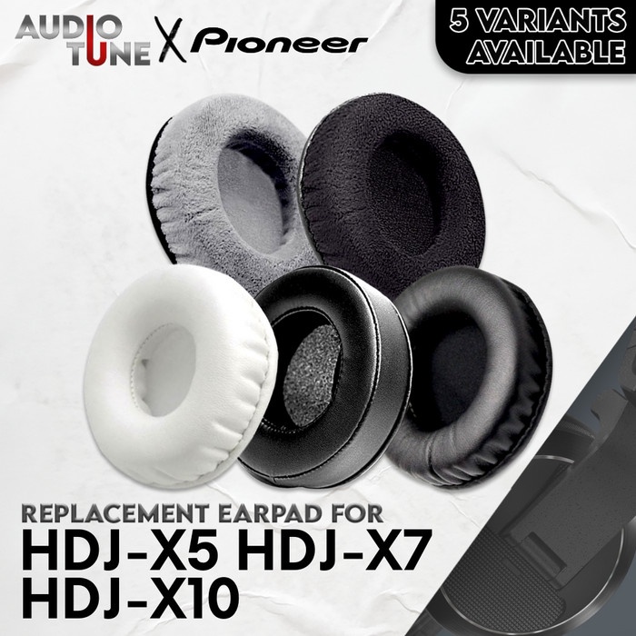 แผ่นรองหูฟัง Earcup Pioneer HDJ-X5 HDJ-X7 HDJ-X10 แผ่นโฟม